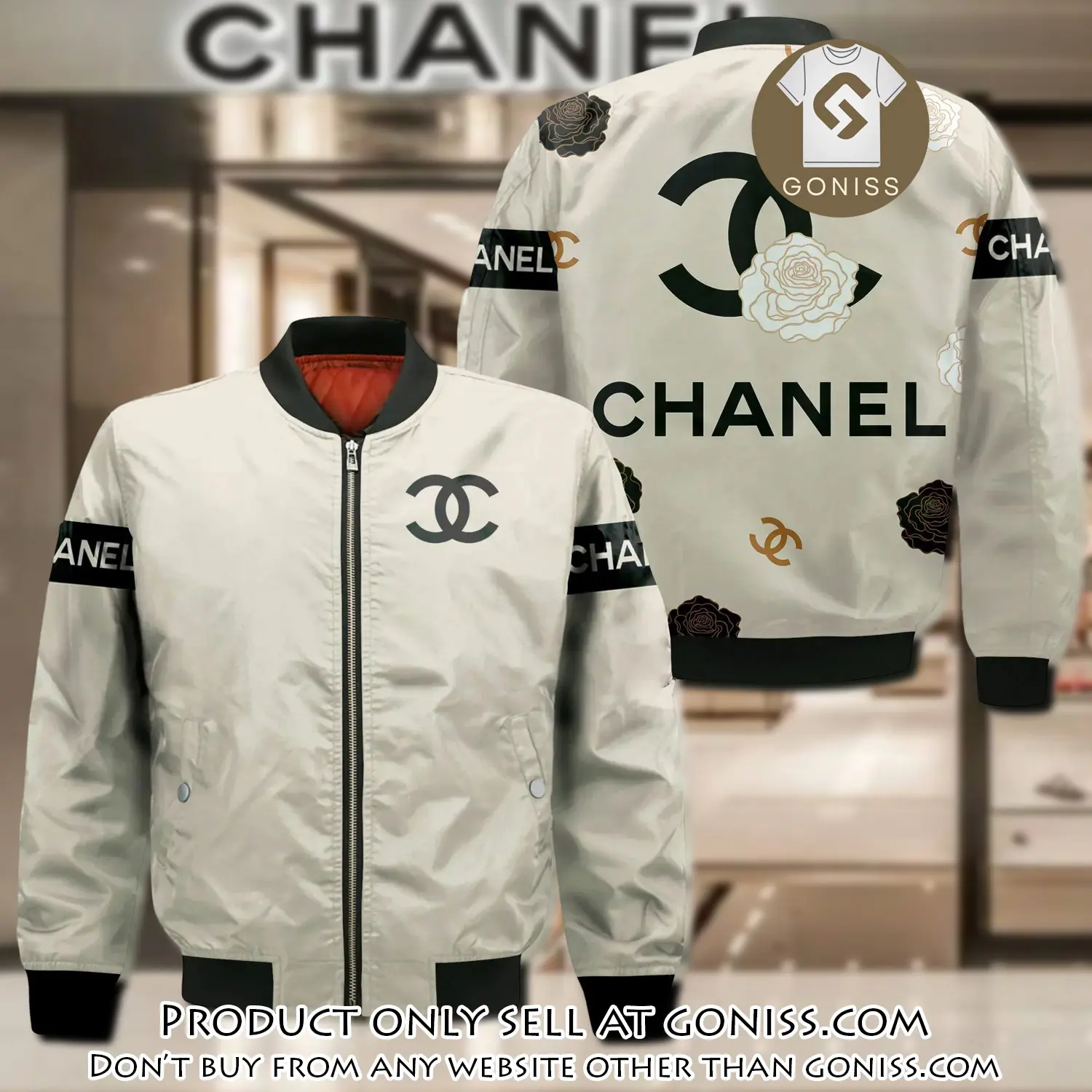 Chanel bomber jacket luxury brand clothing clothes outfit for men women gn5537459